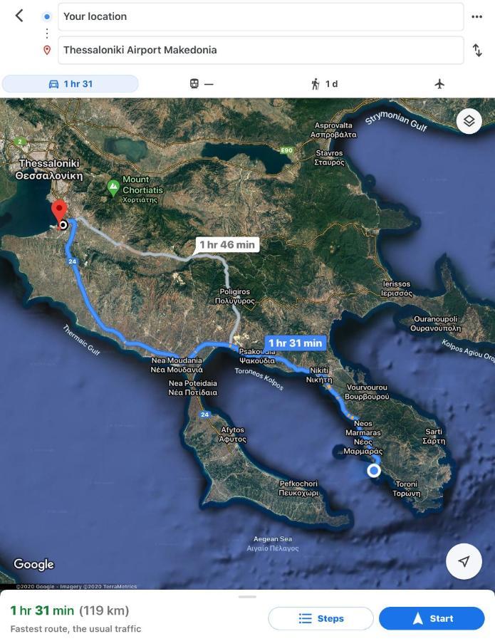 Hidden Gem Sithonia Βίλα Metochi Agias Kiriakis Εξωτερικό φωτογραφία